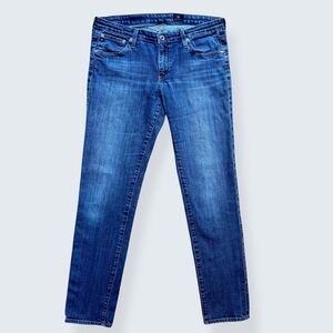 AG Adriano Goldschmied Stilt Cigarette Jeans Med Blue Wash 31R